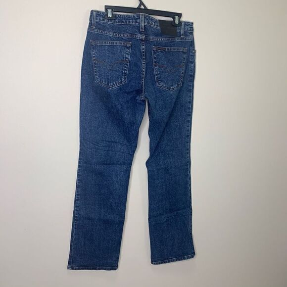 Harley Davidson Size 10 Long Denim Jeans (k1) - Picture 4 of 10